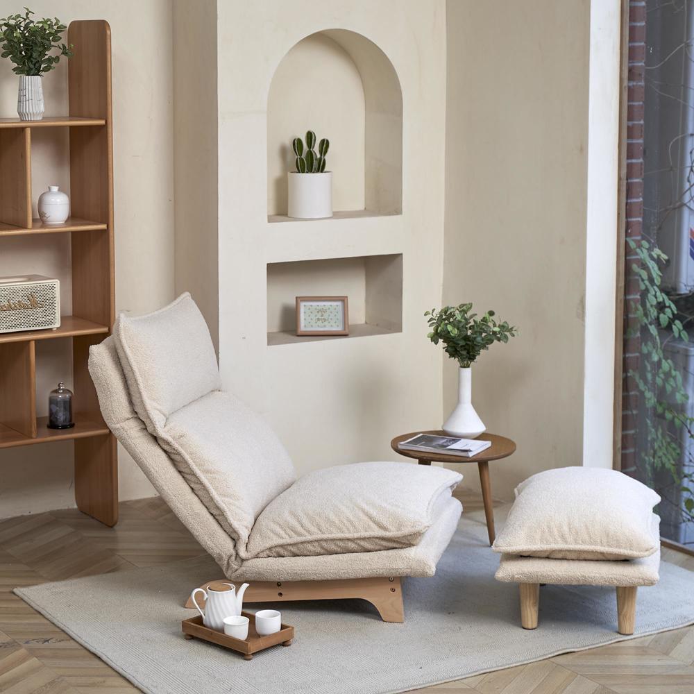 Sturdy and Durable Lazy sofa balcony leisure chair foldable reclining chair