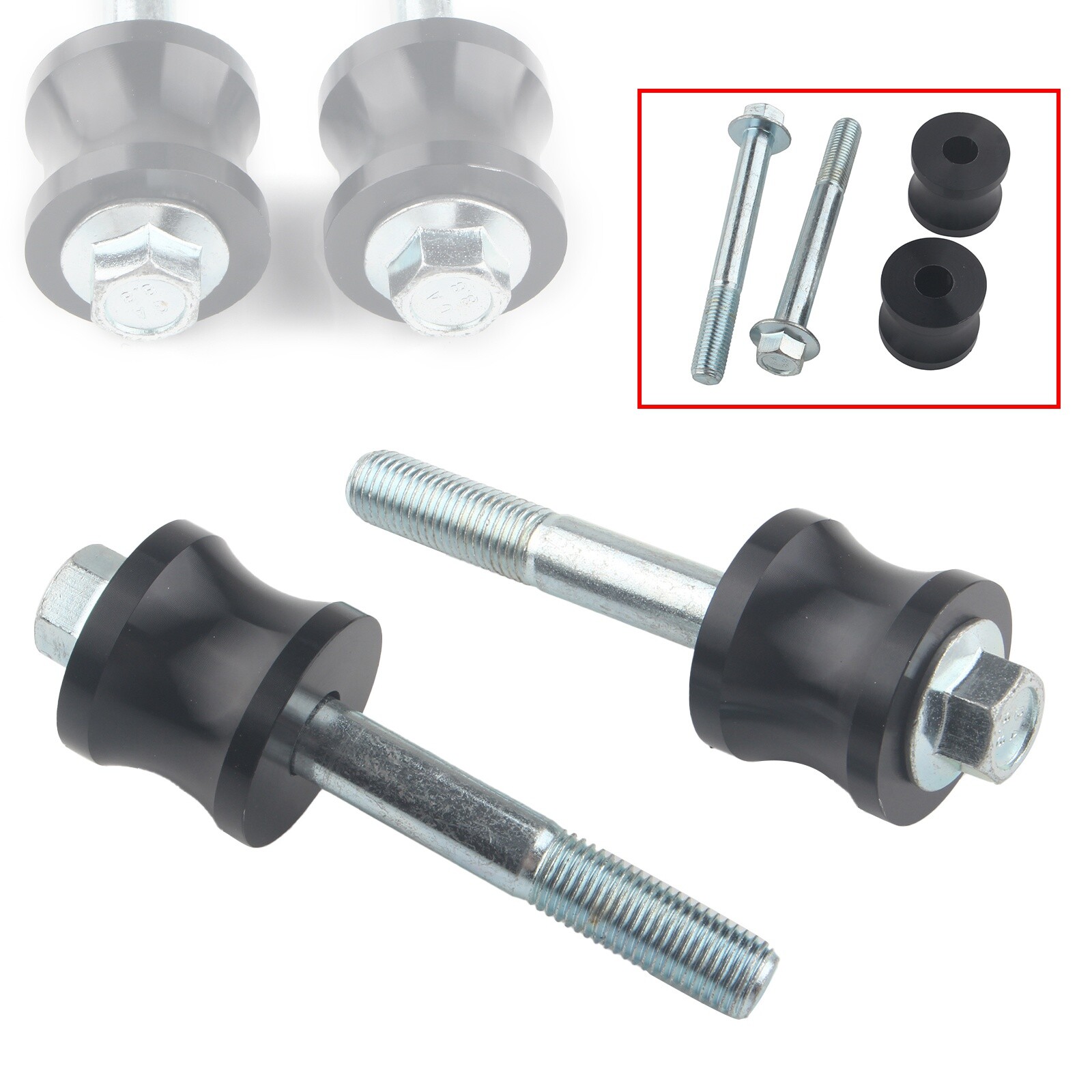 Black Round Shape Handlebar Riser Kit 25mm Fits Interceptor 650 2018-2023