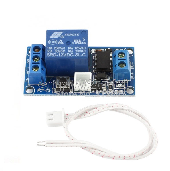 12V 1 Channel Latching Relay Module with Touch Bistable Switch MCU Control