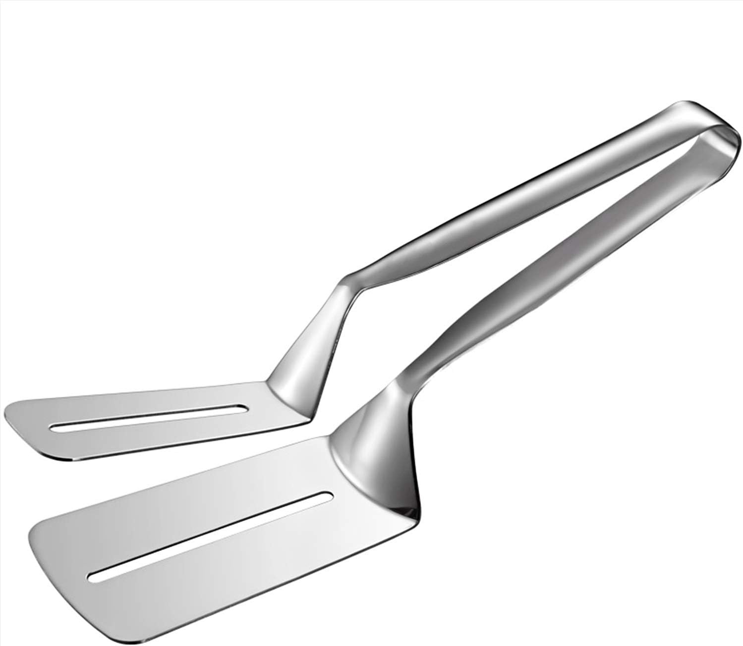304 Steak Clps, 3-in-1 Cooking Tong, Double Sided Spatula, 10 Inch