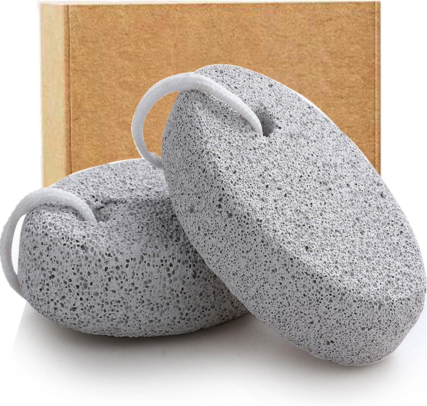 Natural Foot Pumice Stone for Feet,  -Pack Lava Pedicure Tools Hard Skin Callus