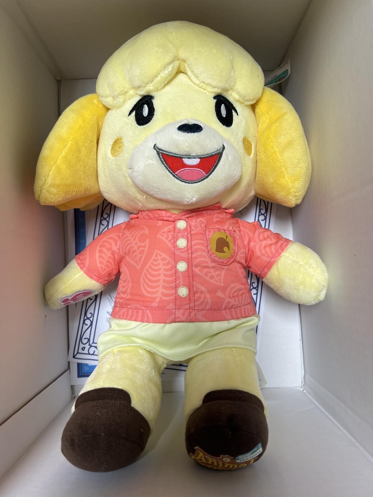 Animal Crossing New Horizons Isabelle Build a Bear 18"