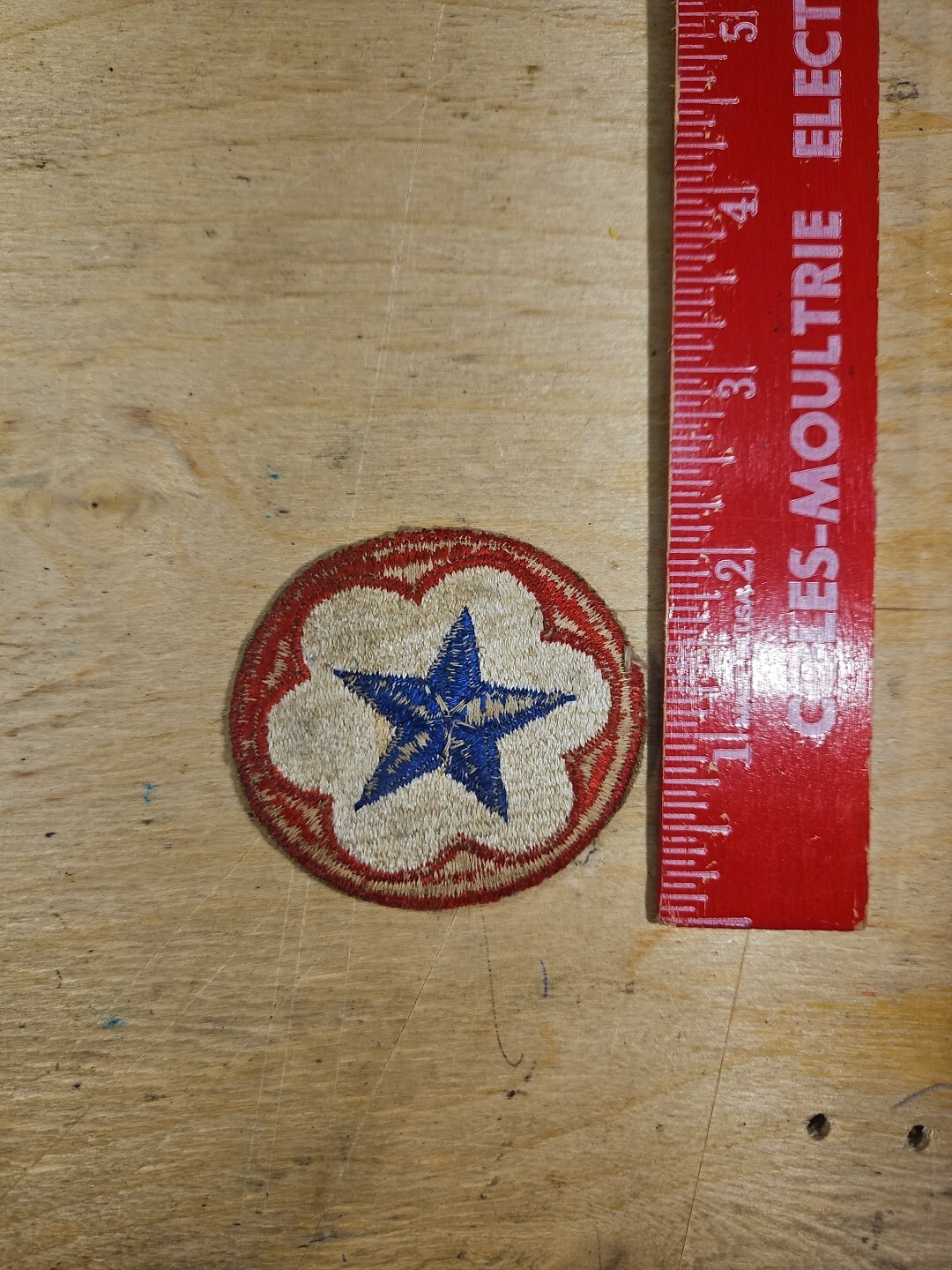 US ARMY SERVICE FORCE ww2 original Ground Force Vintage Patch Fair Condition