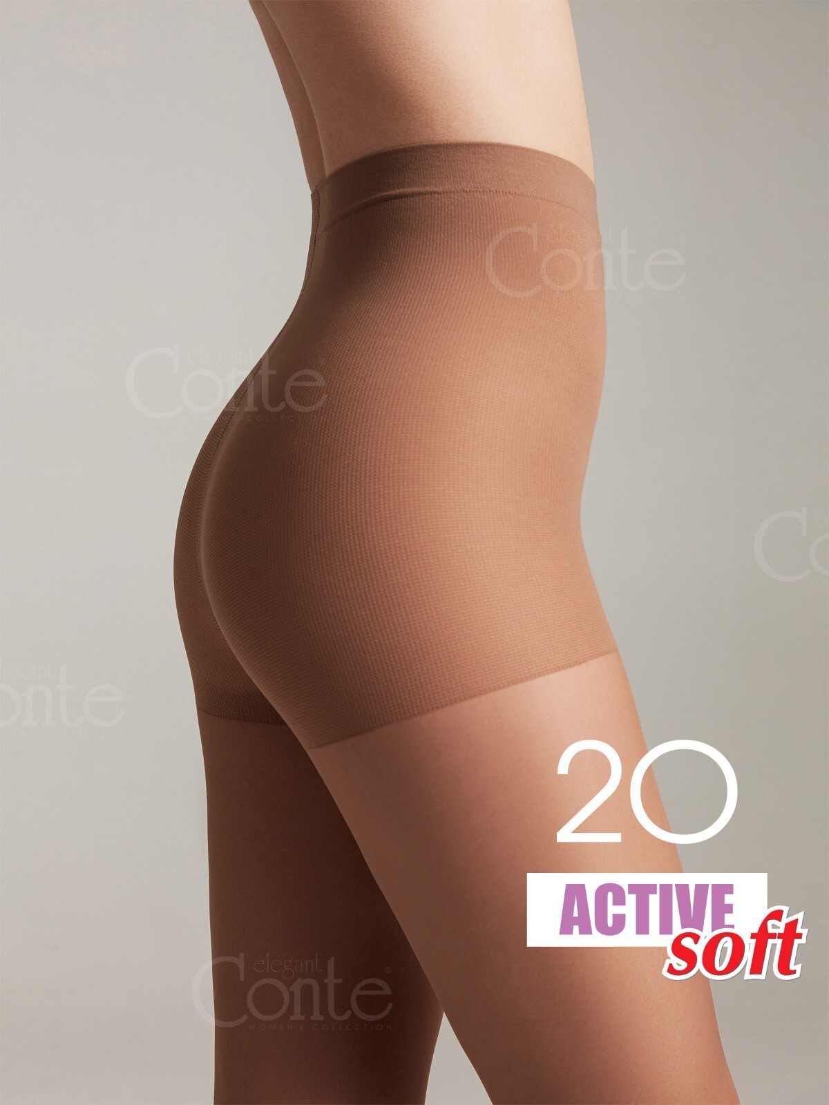Conte ACTIVE SOFT 20 Den Tights – Support & Compression Pantyhose, Control Top