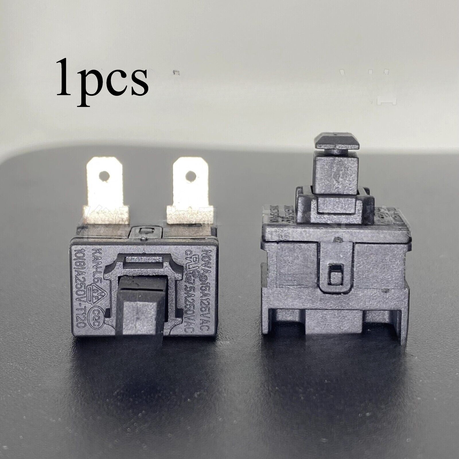 1PCS NOVA KAN-L5 Self-resetting Push Button Reset Switch 10A 250VAC 2 Pin