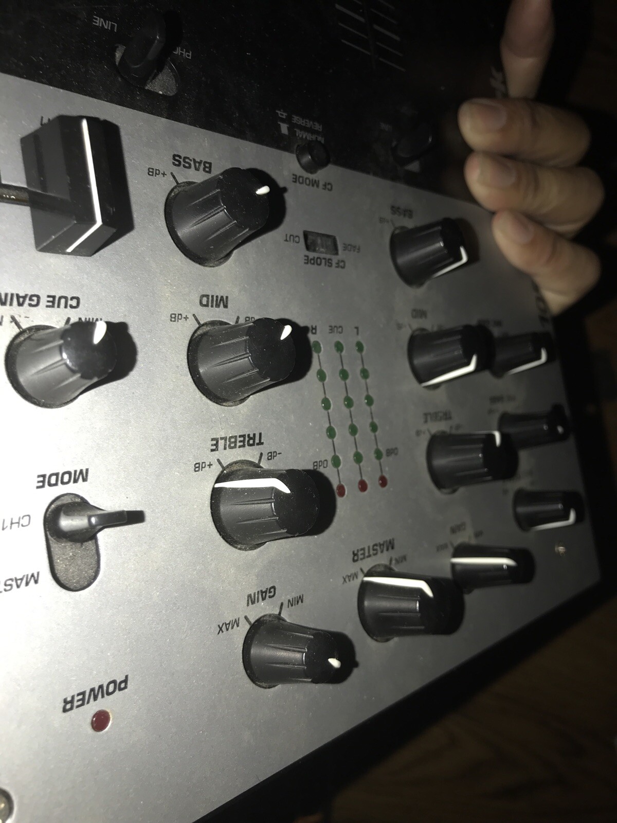 Numark DM 1050 DJ mixer 2 Channel Untested Only