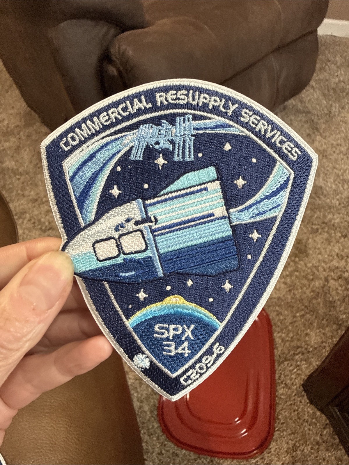 Spx 34 Commercial Resupply Mission Patch