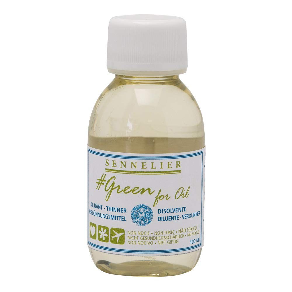 Green For Oil Solvent Free Thinner 100ml 10135201100 Artist Oil Paint