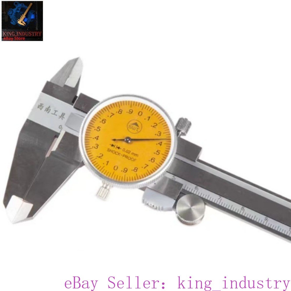 ADial Vernier Caliper Gauge Micrometer Tool Stainless Steel 0-150mm Dial Caliper