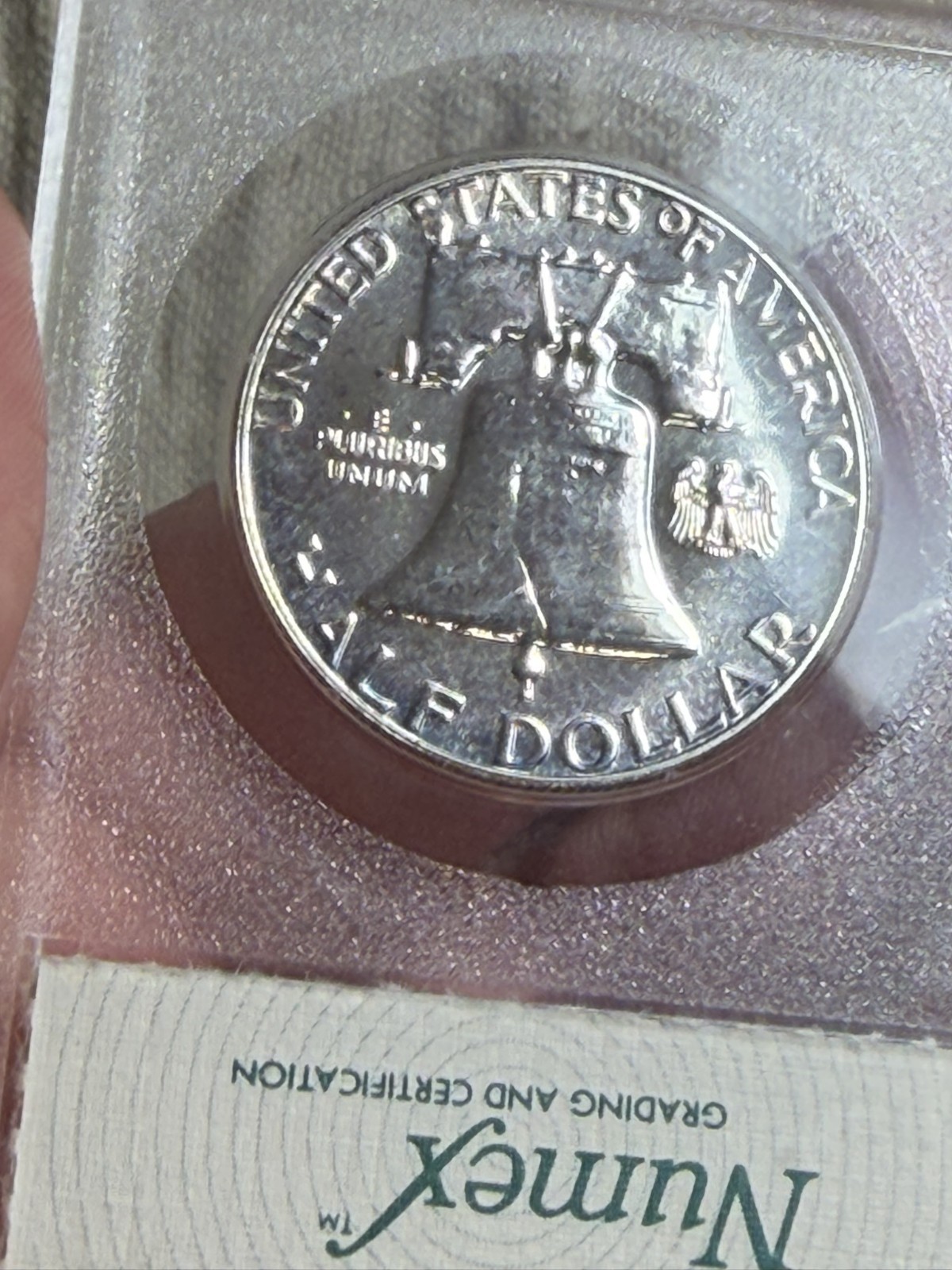1962 Proof Franklin Half Dollar Rare NUMEX Vintage Holder Gem Proof