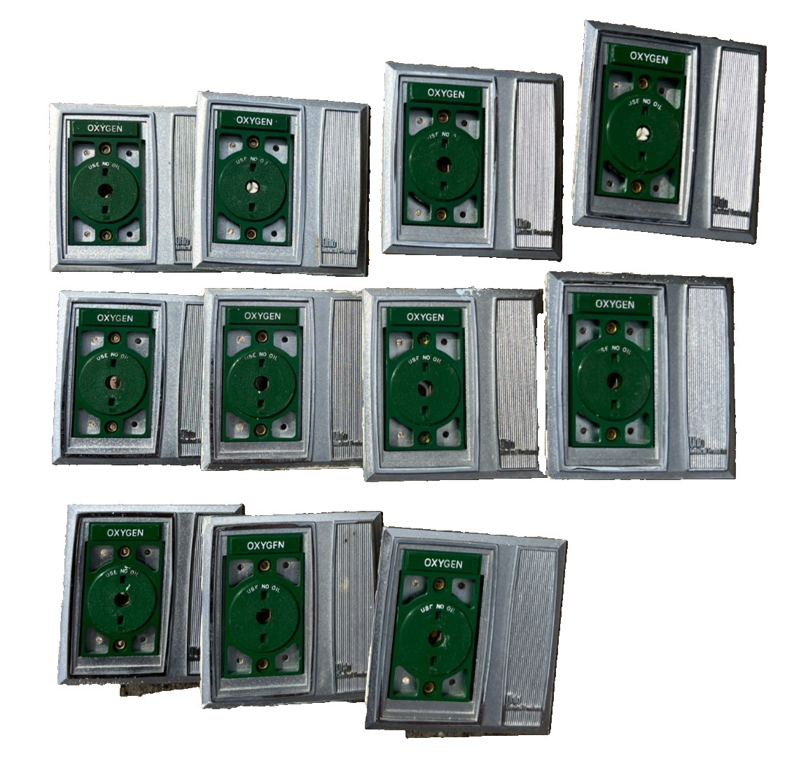 Lot 10 Ohio Medical Oxygen Wall Outlets Ohmeda Compatible Gas Ports