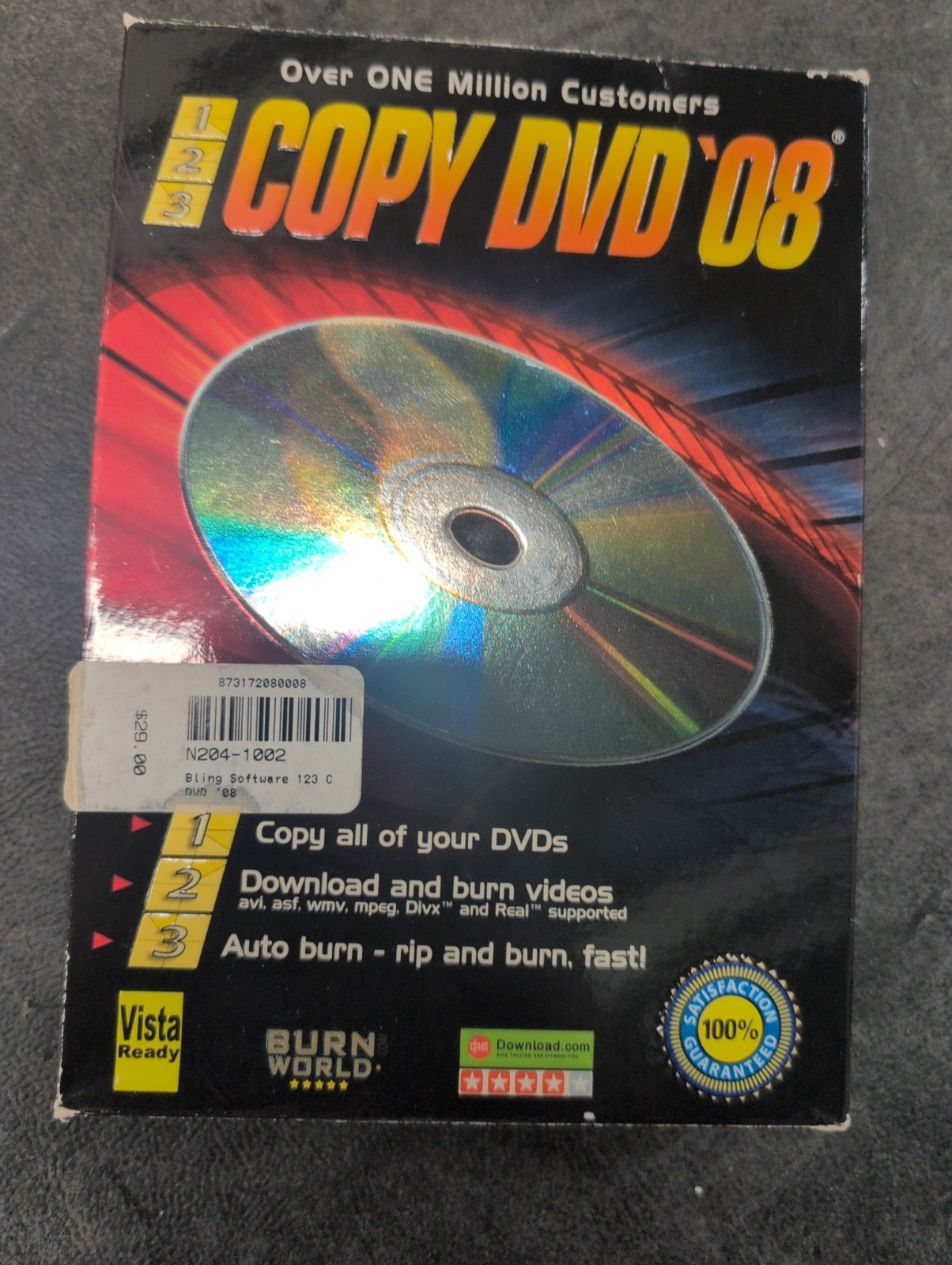 New 123 Copy DVD 08 for Retail  DVD Copy Burn Convert Software PSP-iPod-More