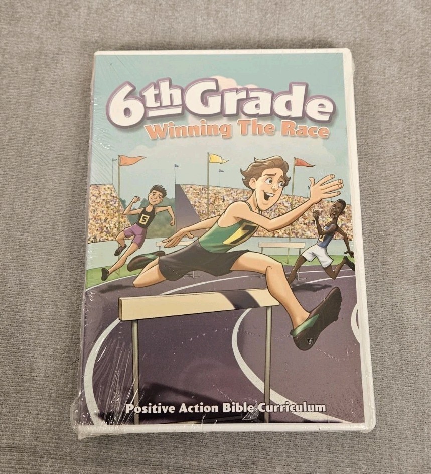 6th Grade Winning the Race CD-ROM Teacher Manual Christian Curriculum New