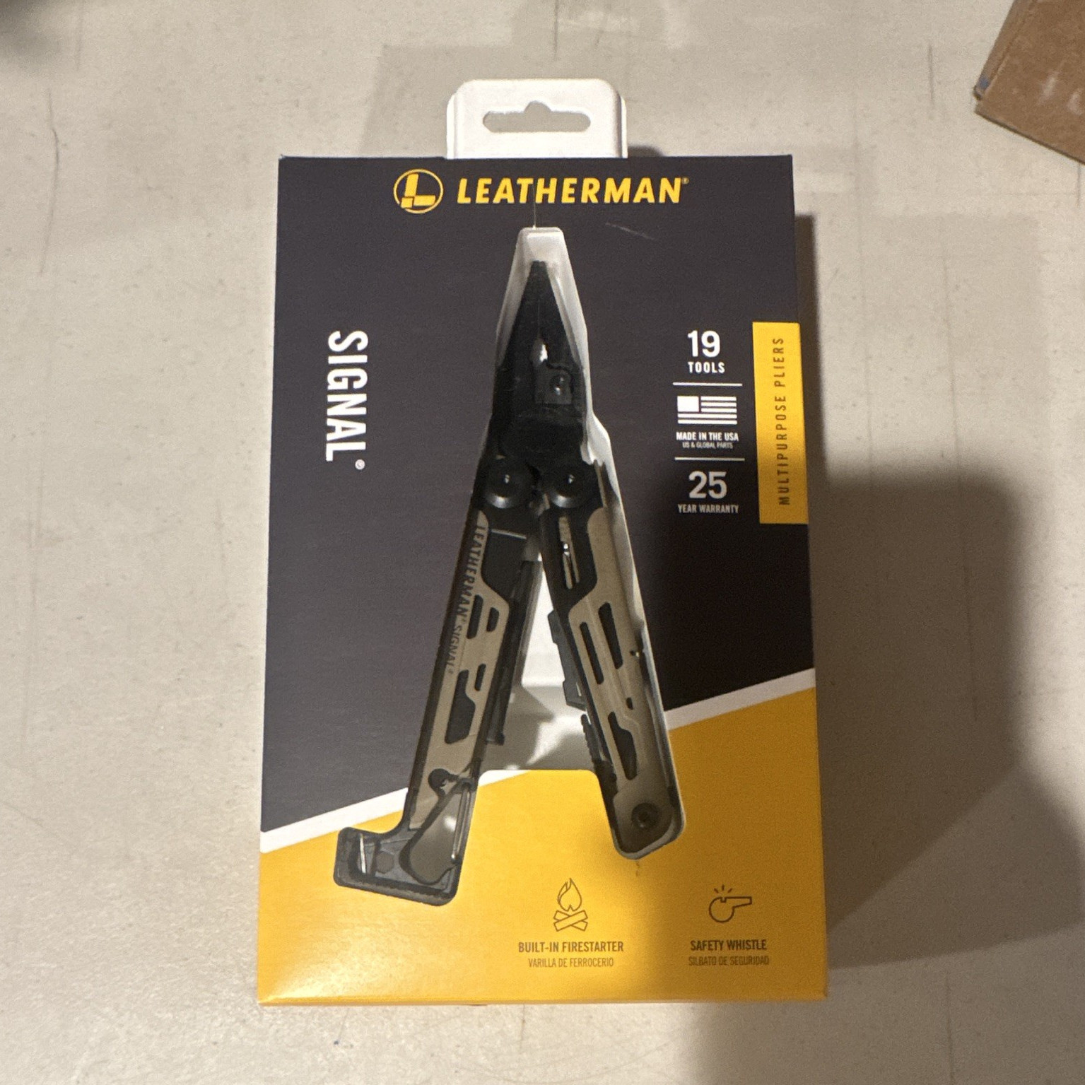 Leatherman Signal Multi-Tool, 19 Tools, Stainless Steel, 25 Year Warranty