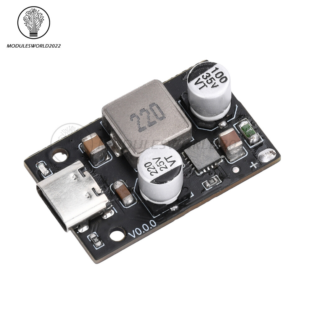 1-10*DC8~30V PD65W Fast Charging Module Step-Down Support PD3.1 QC3.0 SCP Type-C