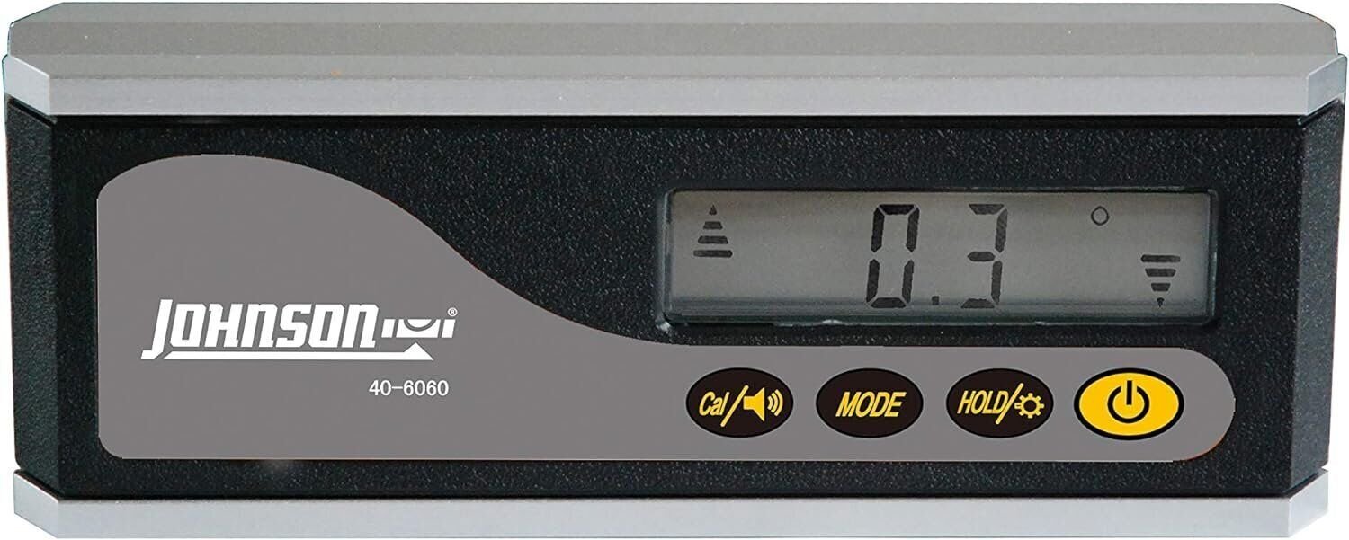 Johnson Level & Tool 40-6060 Magnetic Digital Level 6" Black 1 Level