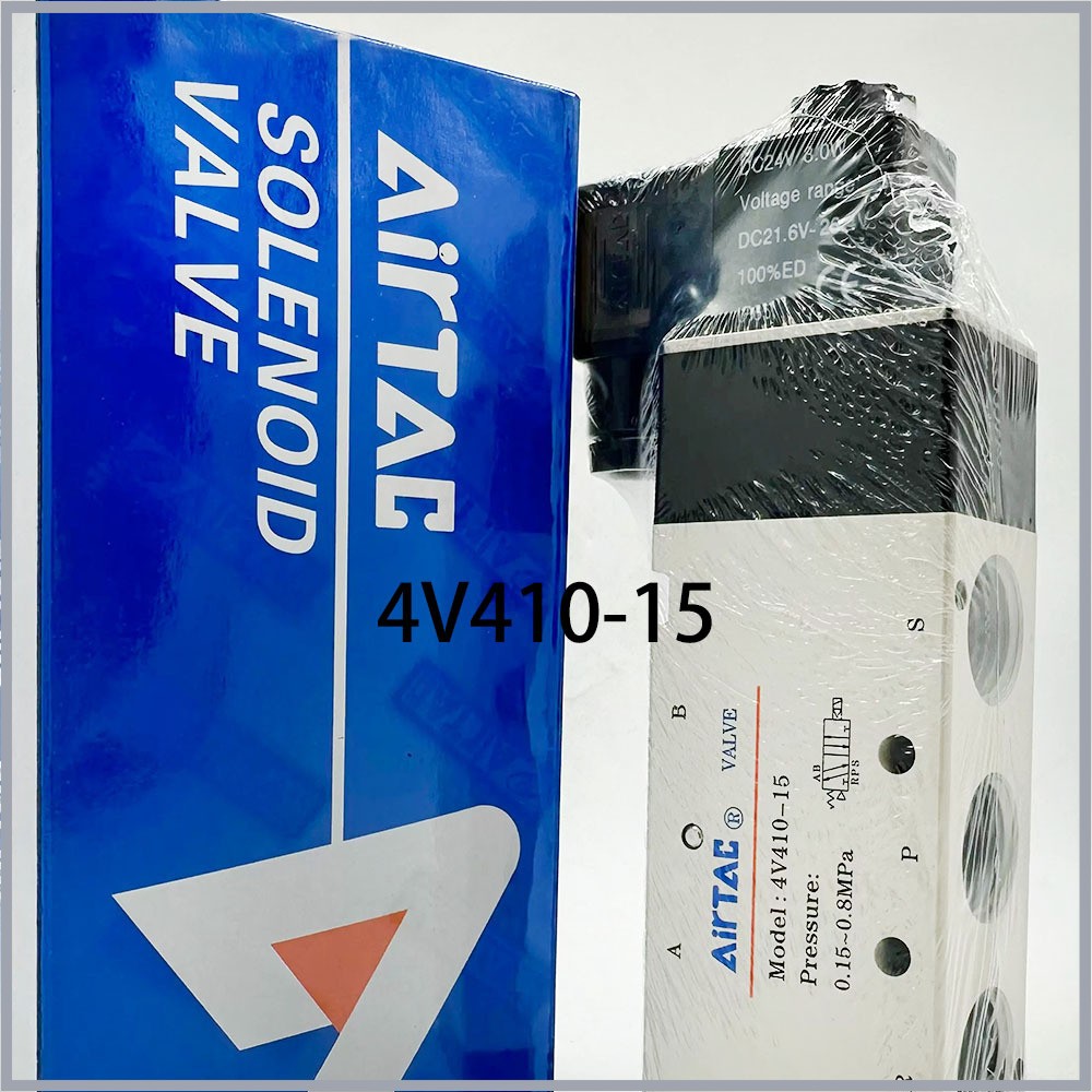 AirTAC original 4V310-08 4V310-10 4V410-15 4V110-M5 DC/AC Coil Solenoid valve