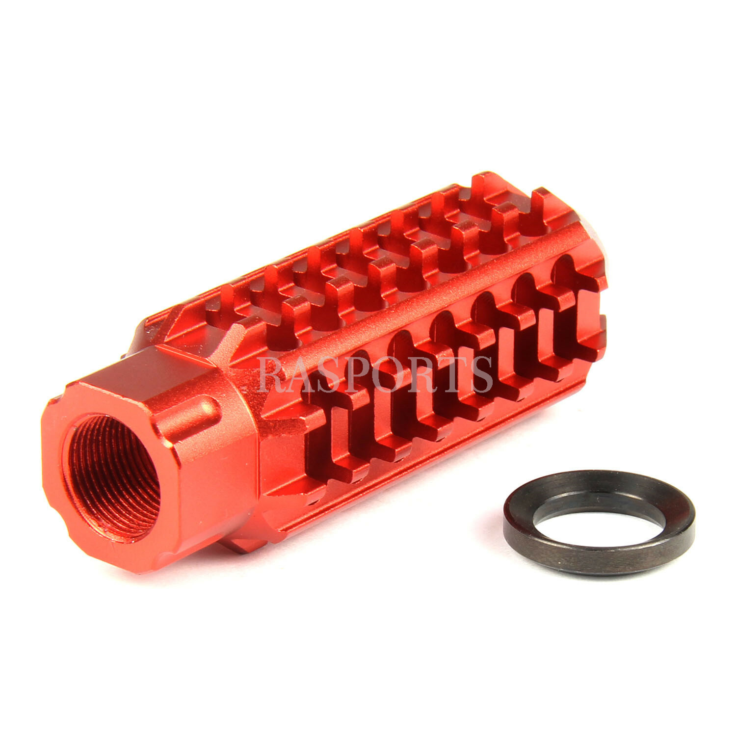 Aluminum Skeleton Muzzle Brake Compensator 5/8x24 Thread for .308