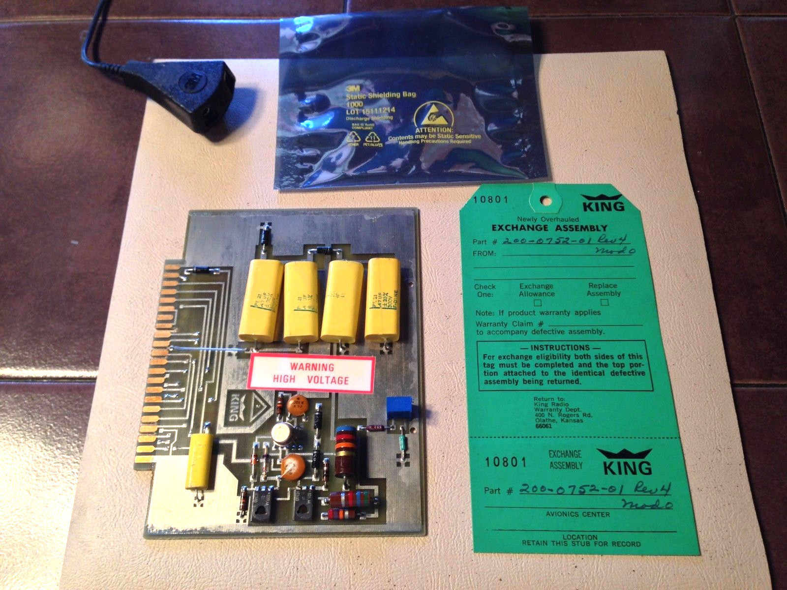 King KDM-705A Bcd Ind Board 200-0752-01,  NOS