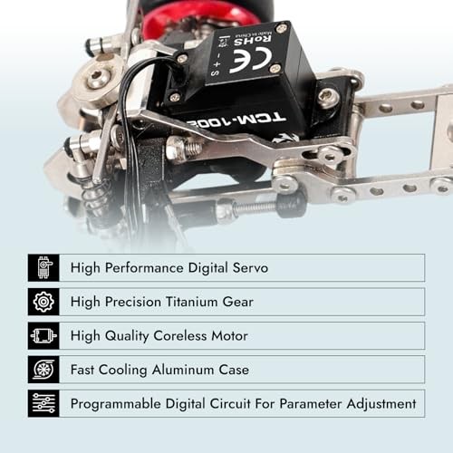 TORQ 9g Mini-Z-Car Micro Programmable RC Servo - High Speed Titanium Gear