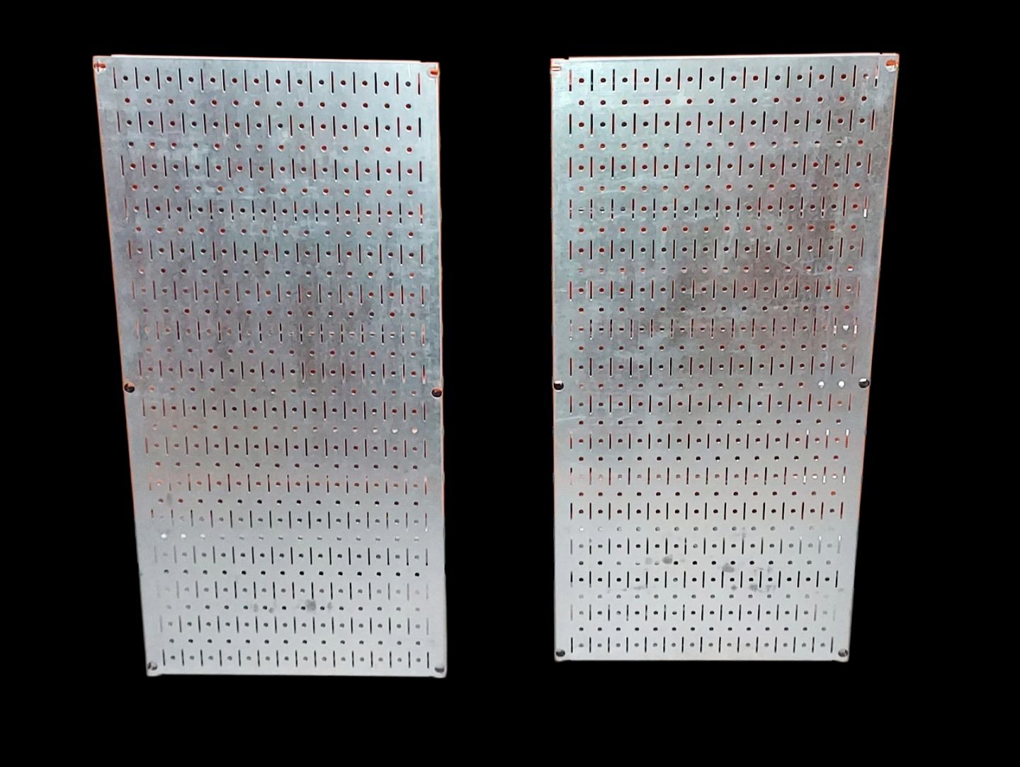 Wall Control 32in x 16in Galvanized Steel Pegboard 32" X 32" Total 4 Pieces