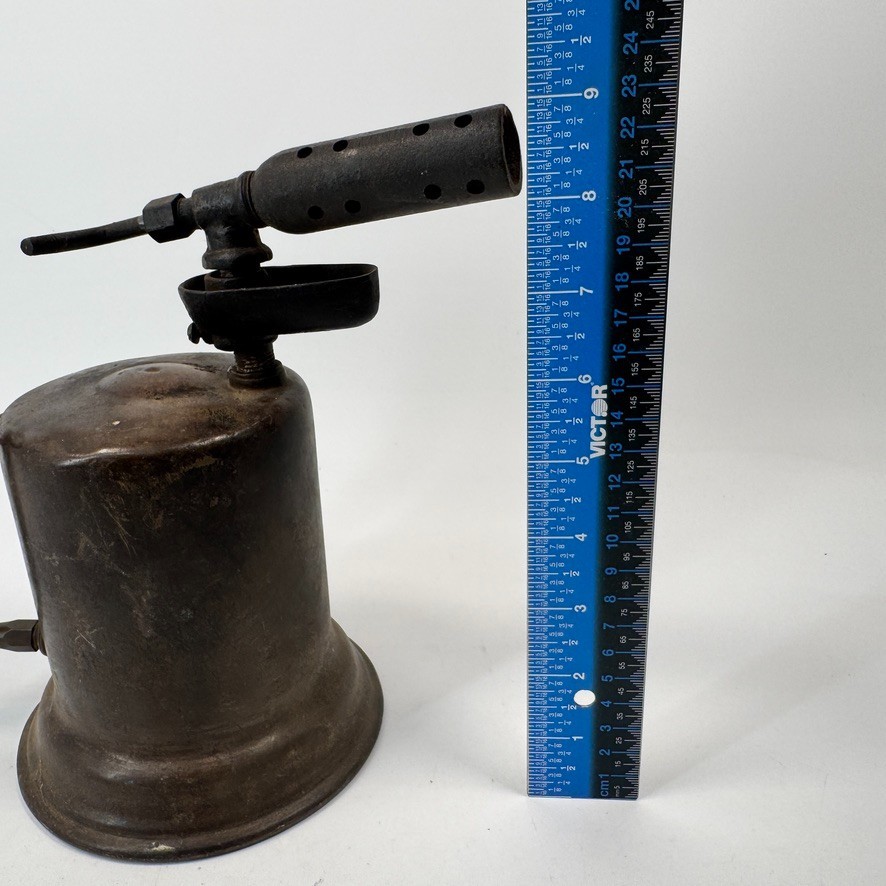 Vintage Blow Torch Plumbers Soldering Brass Tool