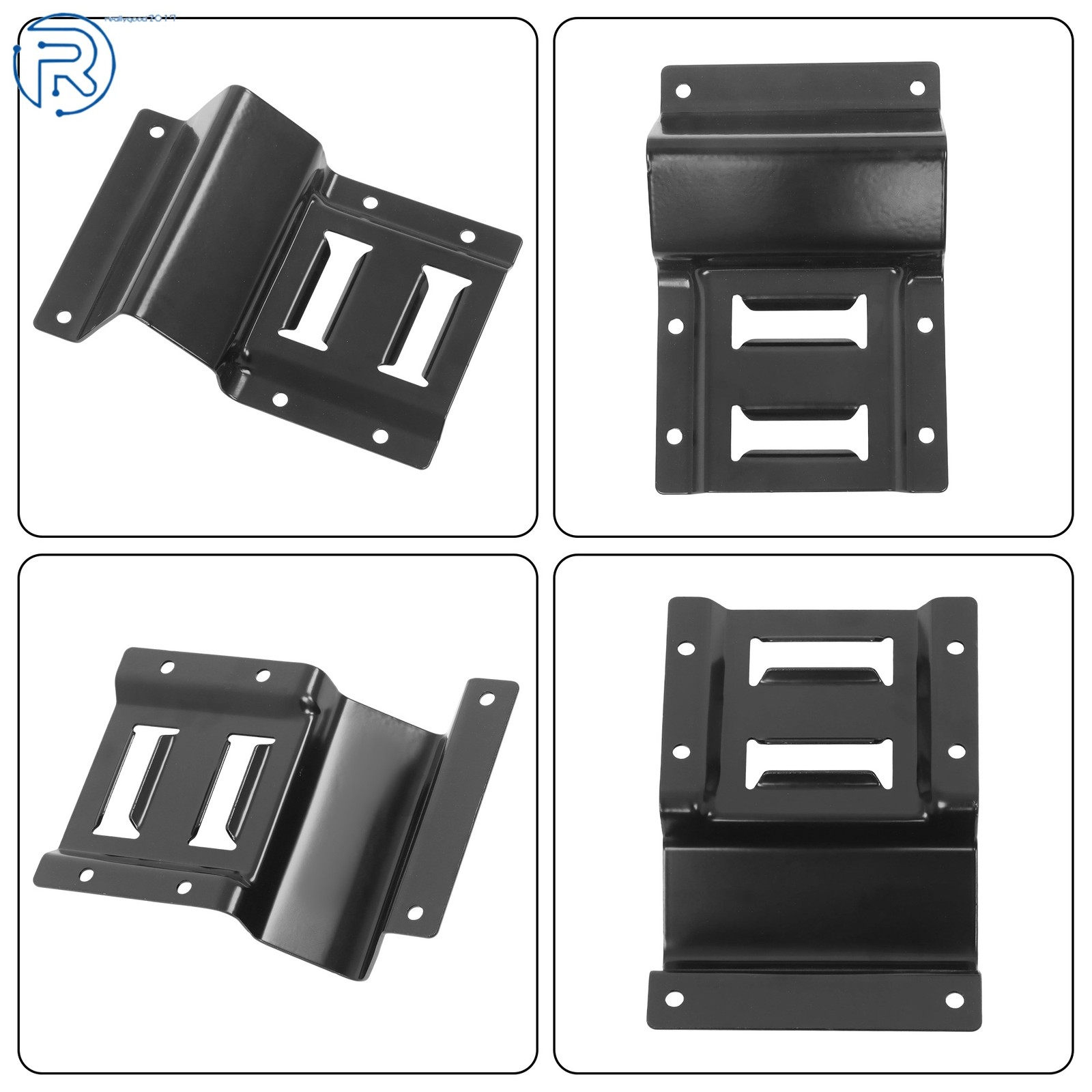 Durable E Track Wheel Chock System 6'Ratchet Tie Down Straps Secure Cargo 1 Pack
