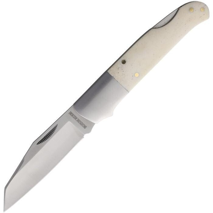 Rough Ryder Winter White Folding Knife 3.25" Stainless Steel Blade RR2555 TR6459
