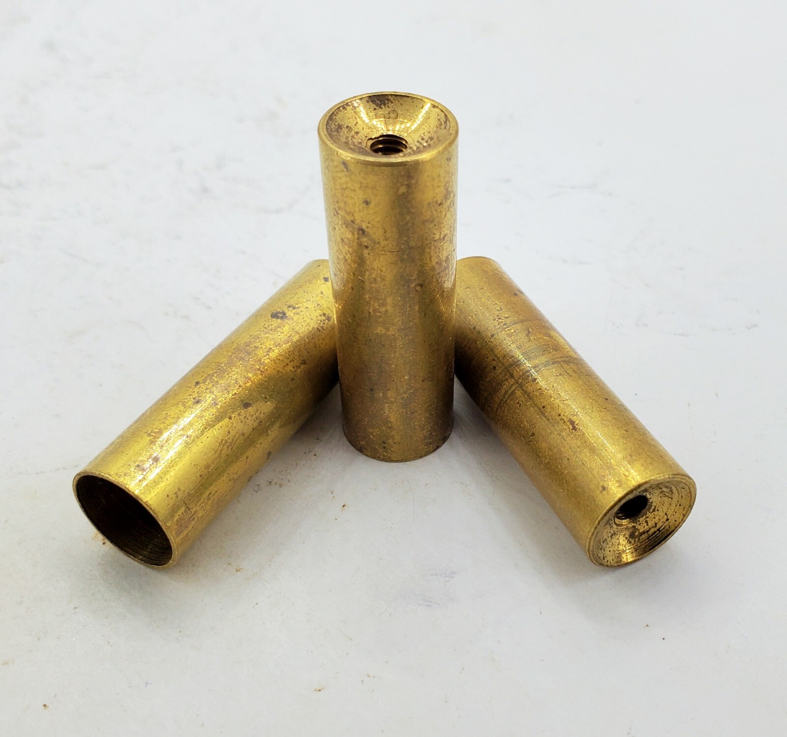 (1) 1/2" 8-32 Brass Ramrod End Flintlock Percussion Muzzleloader Builders Parts