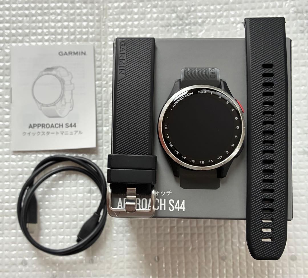 Garmin Approach S44 Golf GPS Watch Black Used Excellent Condition