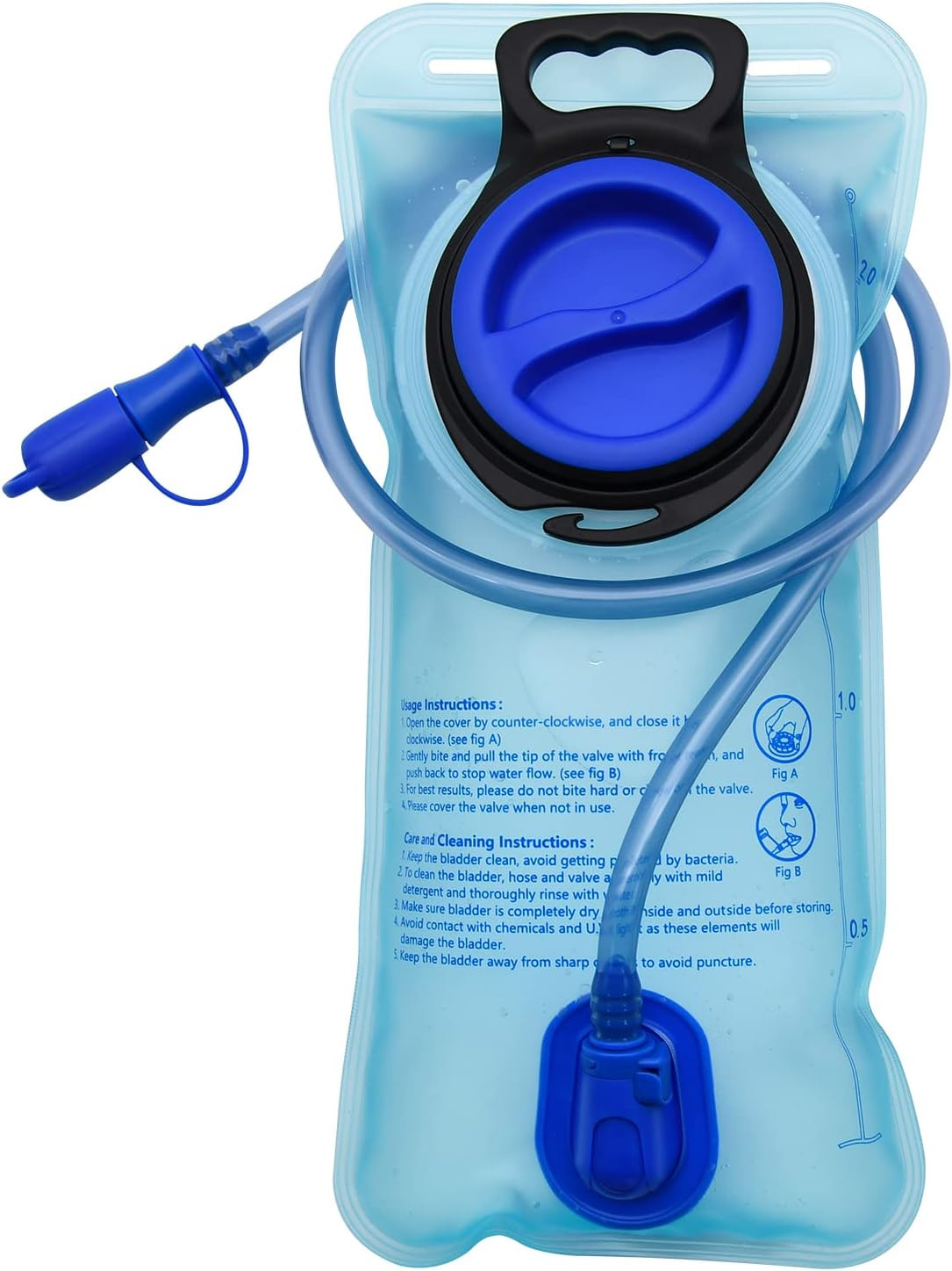 1.5L/2L/2.5L/3L Hydration Bladder, Large Opening Water Storage Bladder