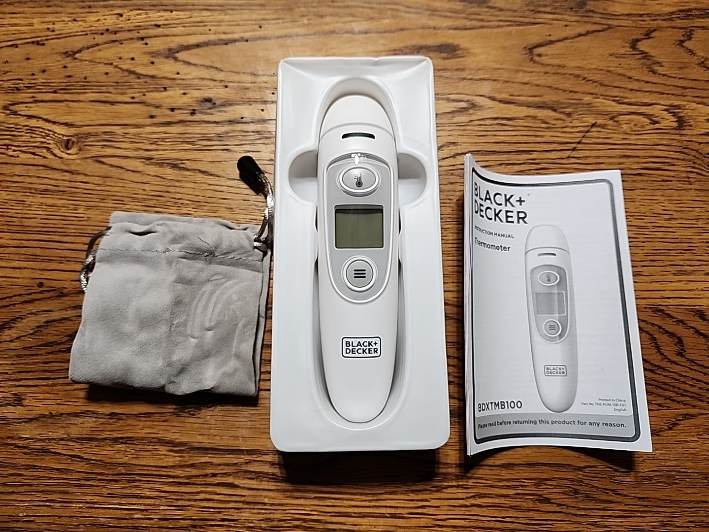 Black and Decker BDXTMB100 3 in 1 Infrared Forehead, Ear, & Object Thermometer
