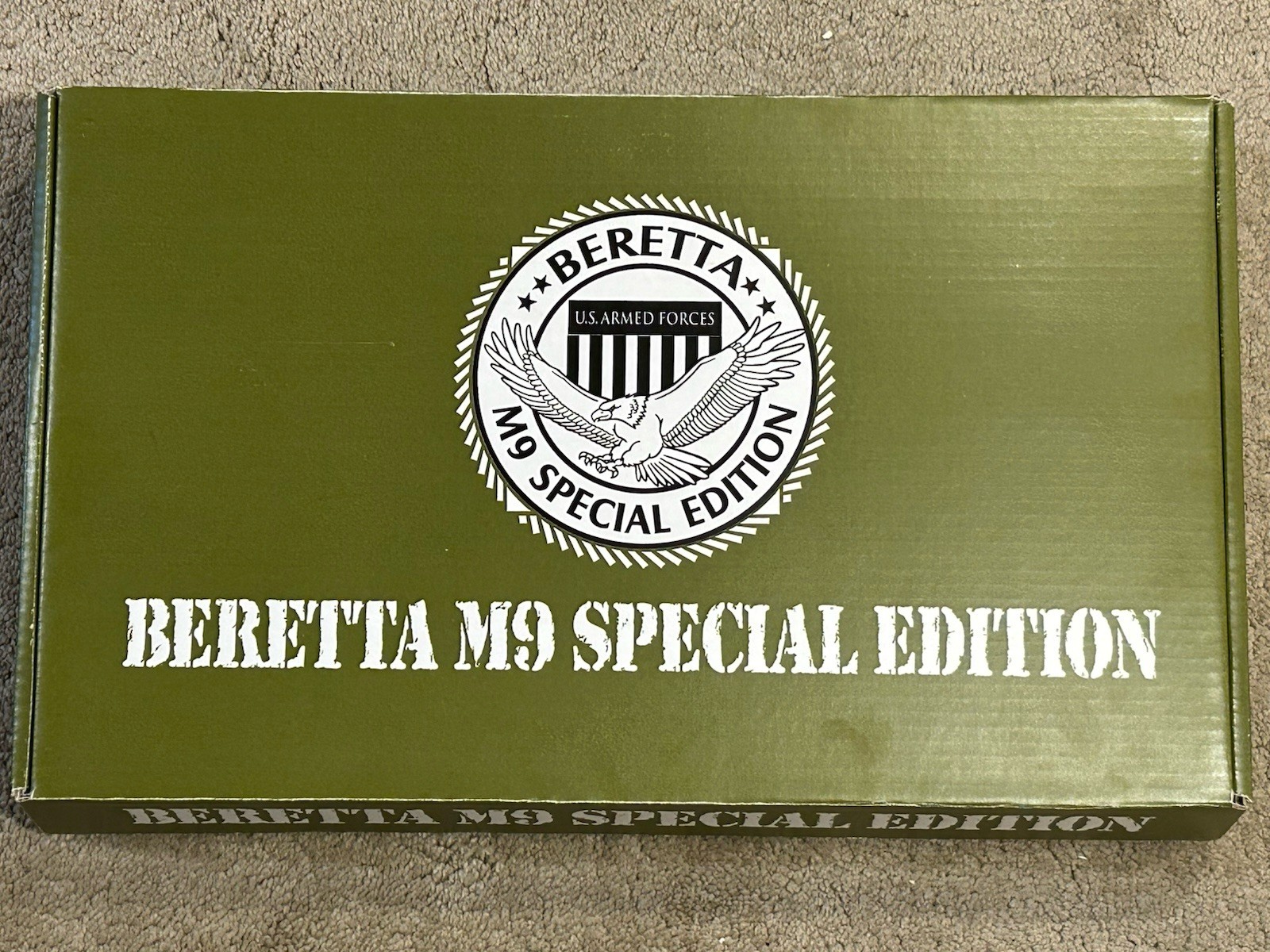 Beretta M9 Special Edition US Armed Forces Accessories + Factory Box Rare
