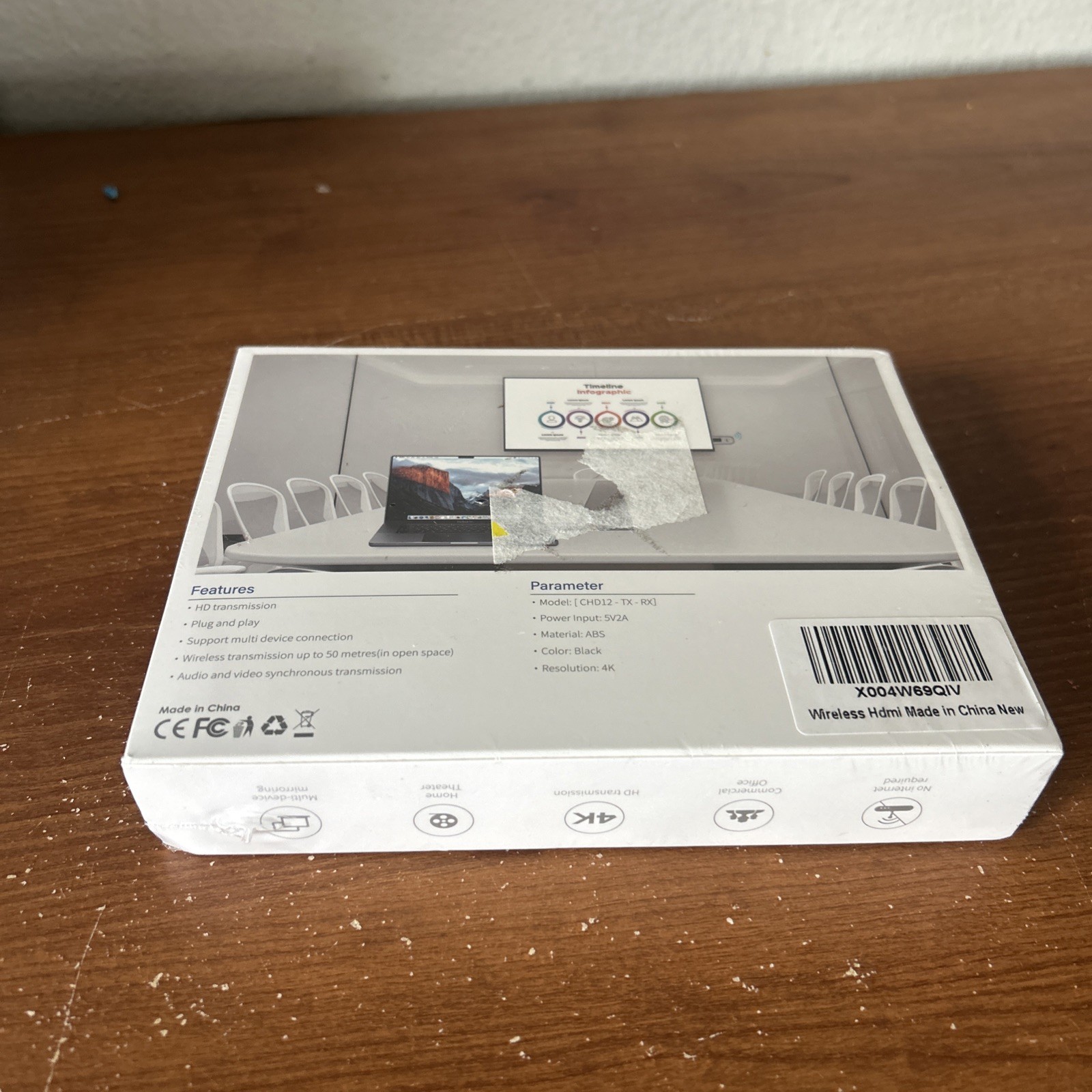 Beyn 4K Wireless Video Transmitter and Receiver-4K Input & Output