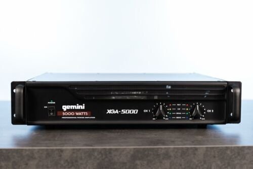 Gemini XGA-5000 Professional Audio Equipment 2 Channel 5000 Watt Power Amplifier