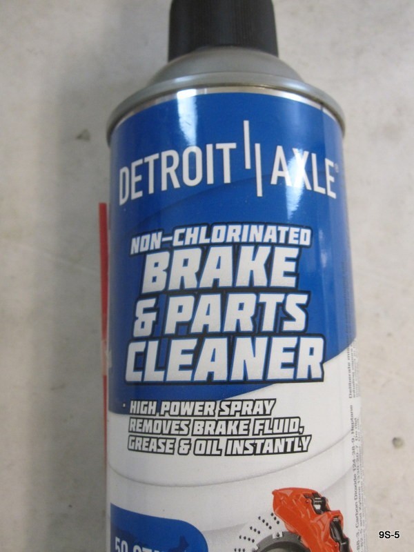 Detroit Axle Synthetic DOT-3 Brake Fluid 12 OZ & Brake Parts Cleaner 10 OZ Spray