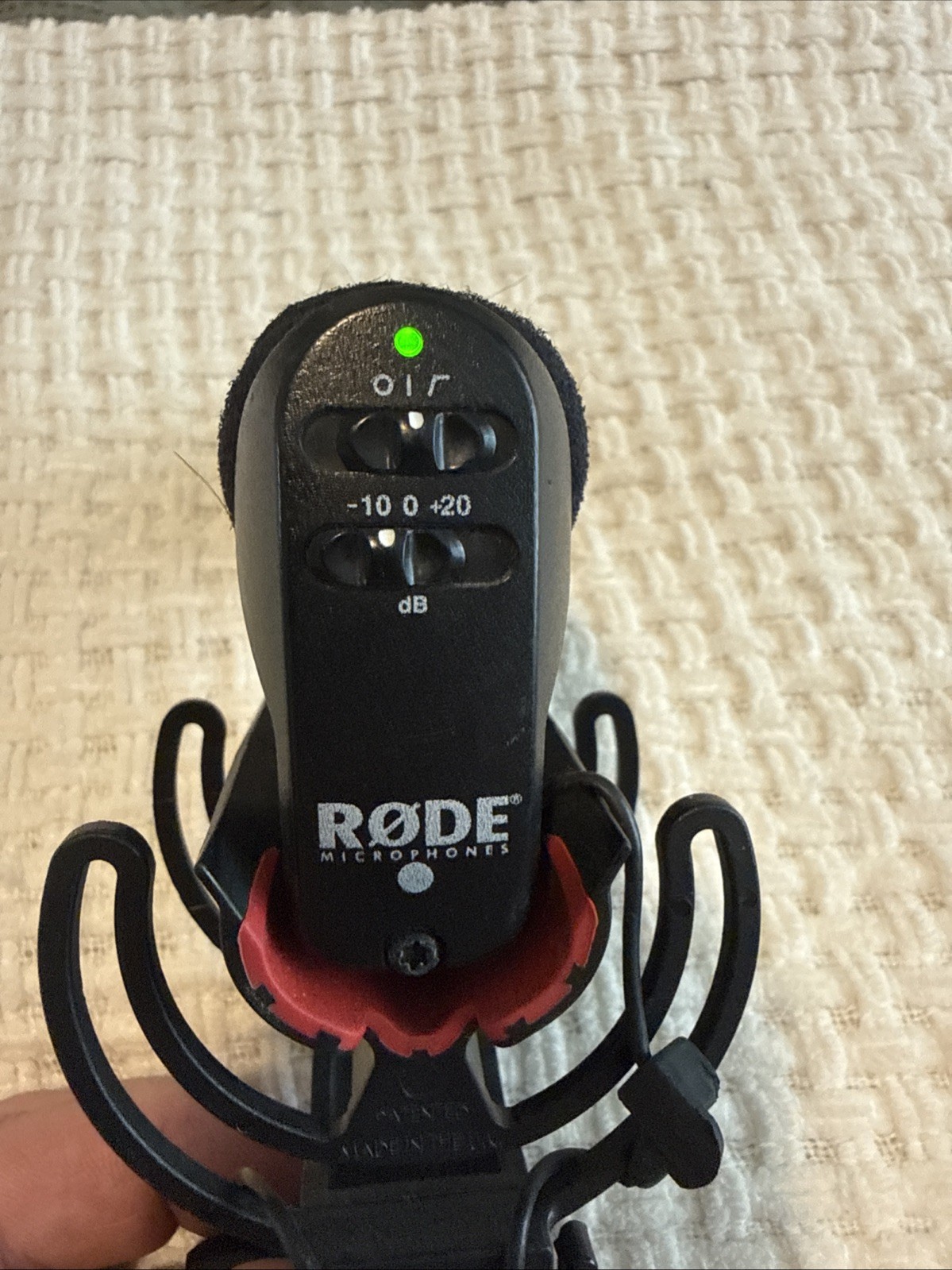 RODE VideoMic Pro with Rode Windshield and upgraded cold shoe mount