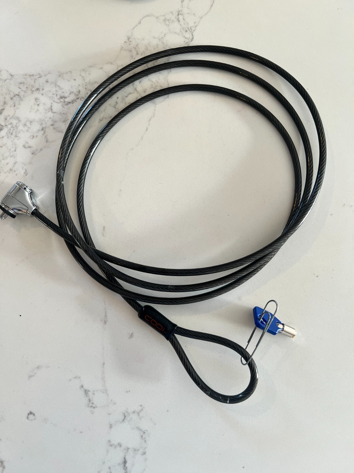 Codi Key Cable Lock  6.5 feet length Used