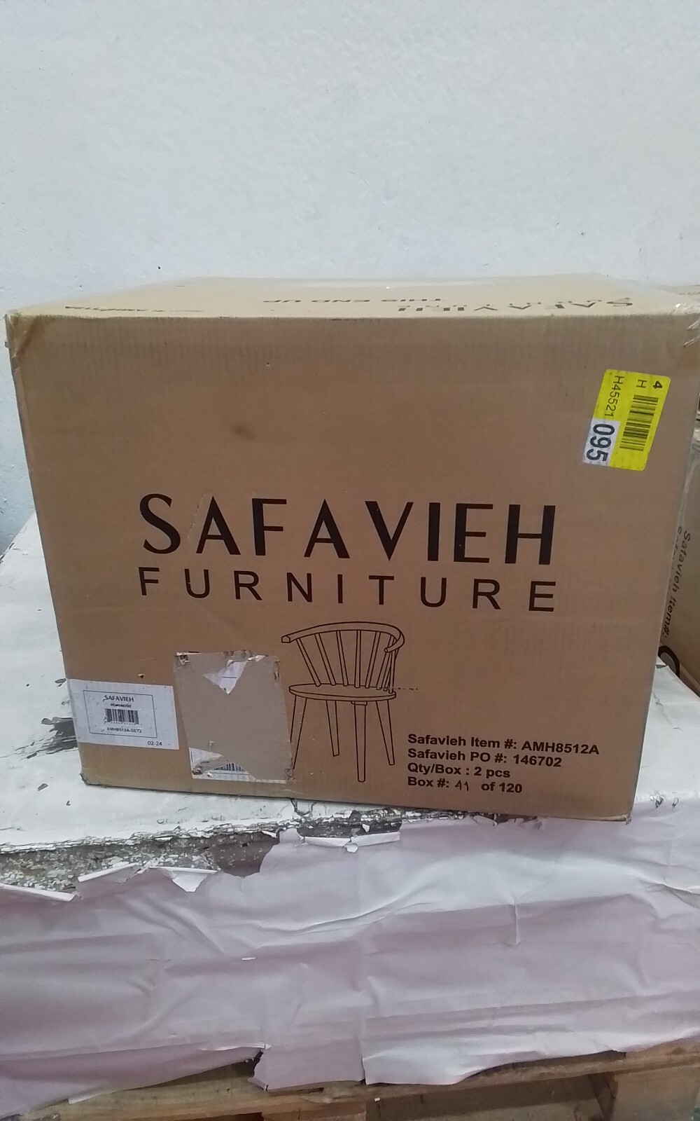 Safavieh BLANCHARD SIDE CHAIR, Reduced Price 2172742954 AMH8512A