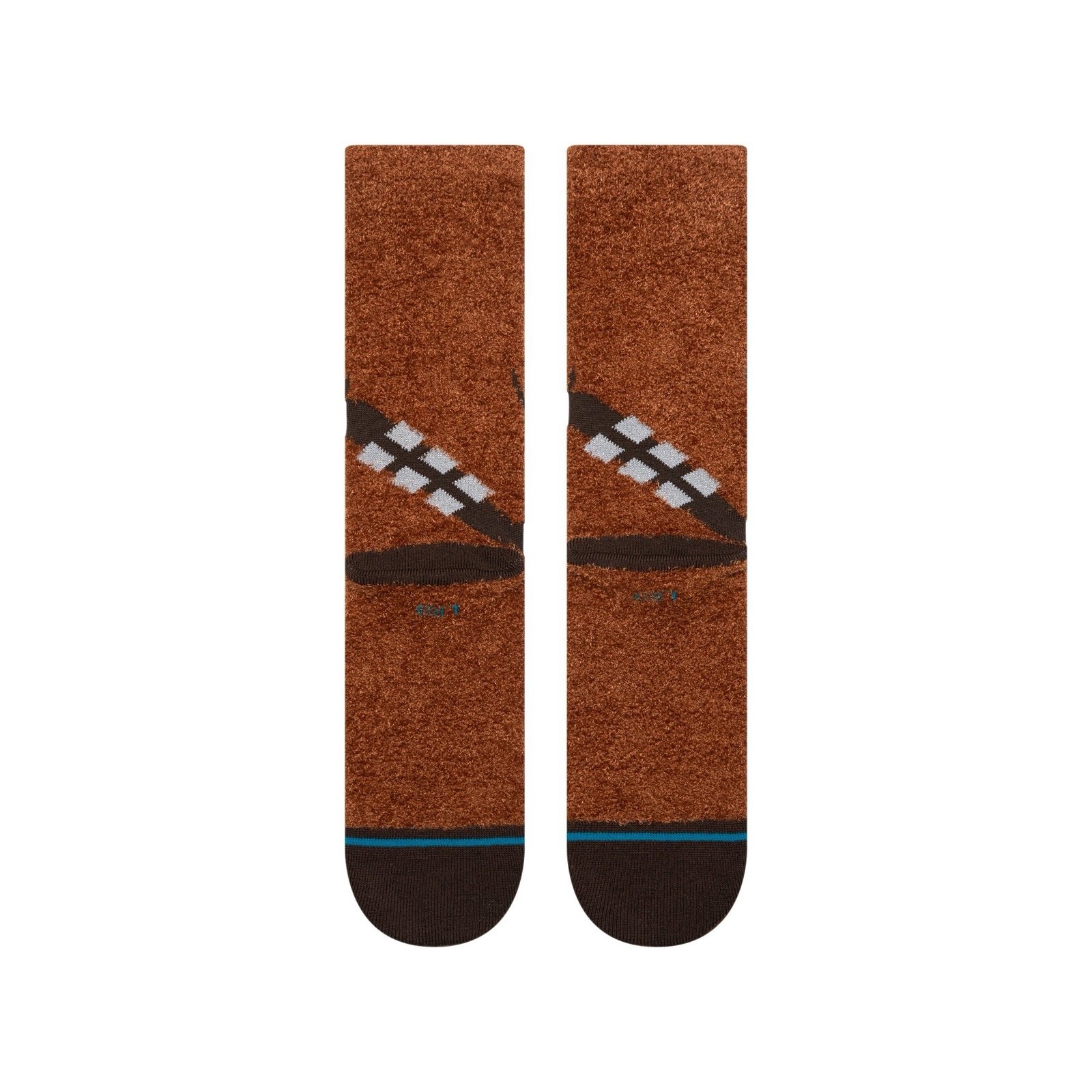 Stance x Star Wars - Chewie Crew Fuzzy Socks - Chewbacca - Men's LARGE Size 9-13