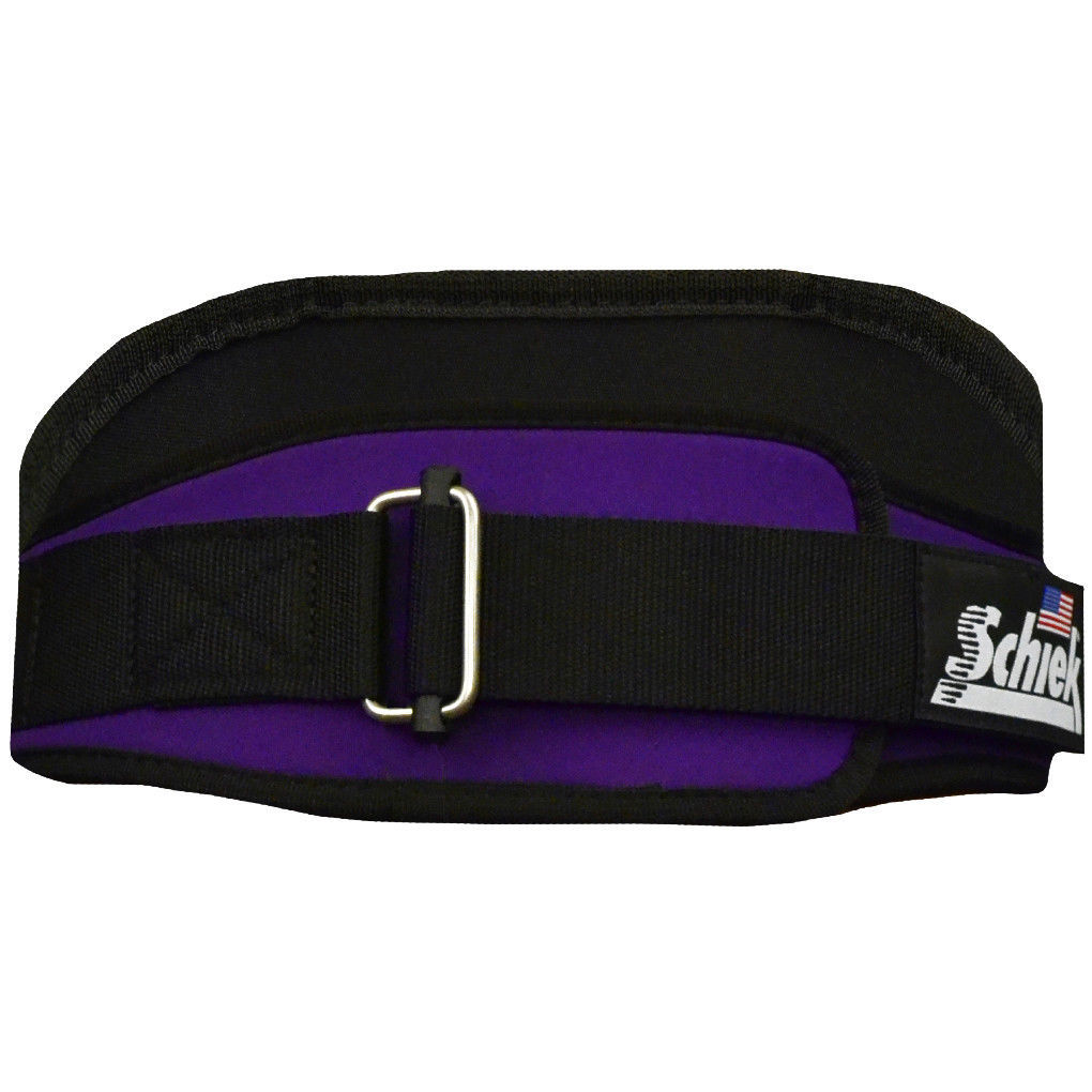 Schiek Model 2006 Nylon Purple Weight Lifting Belt Bodybuilding Weight Lifting