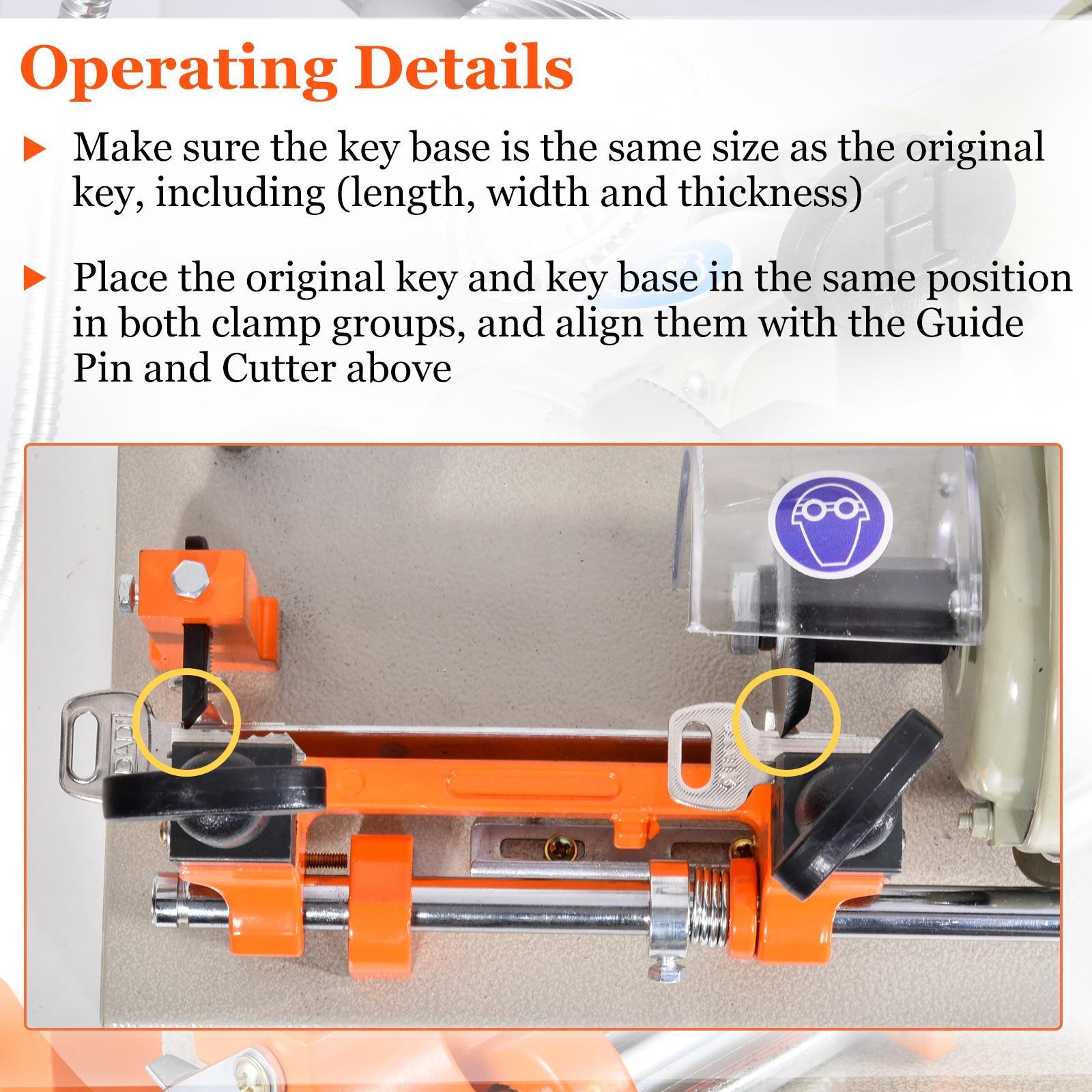 Key Cutting Duplicating Machine Cutter Car Key Copier Locksmith Tools