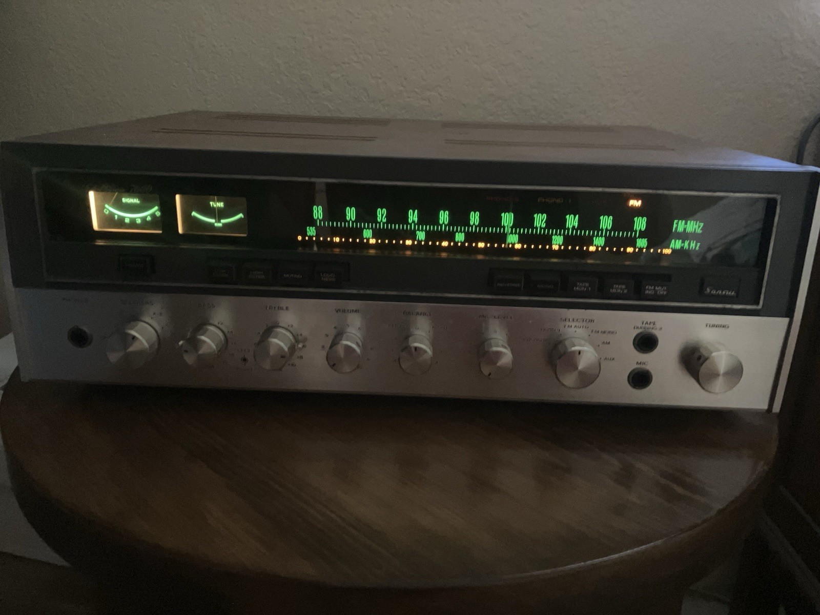 Sansui Solid State 7000 Stereo Receiver Vintage Silver Face Tuner - Very Clean!