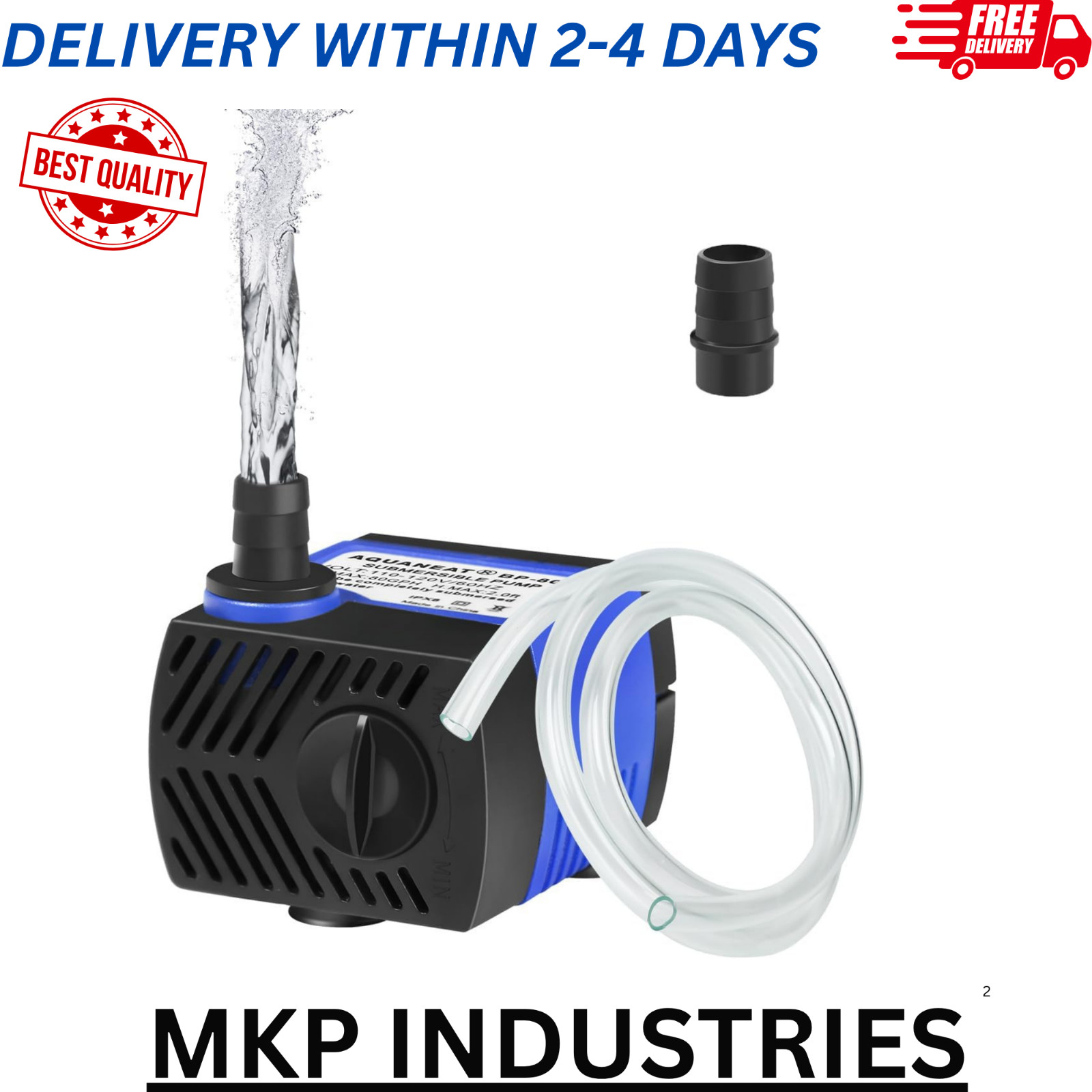 Small Fountain Pump for Aquarium Fish Tank, Pet Water Fountain,Pond Waterfall