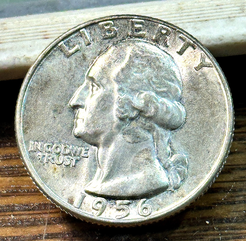 1956 Washington Quarter Nice Original Gem+ BU CHRC
