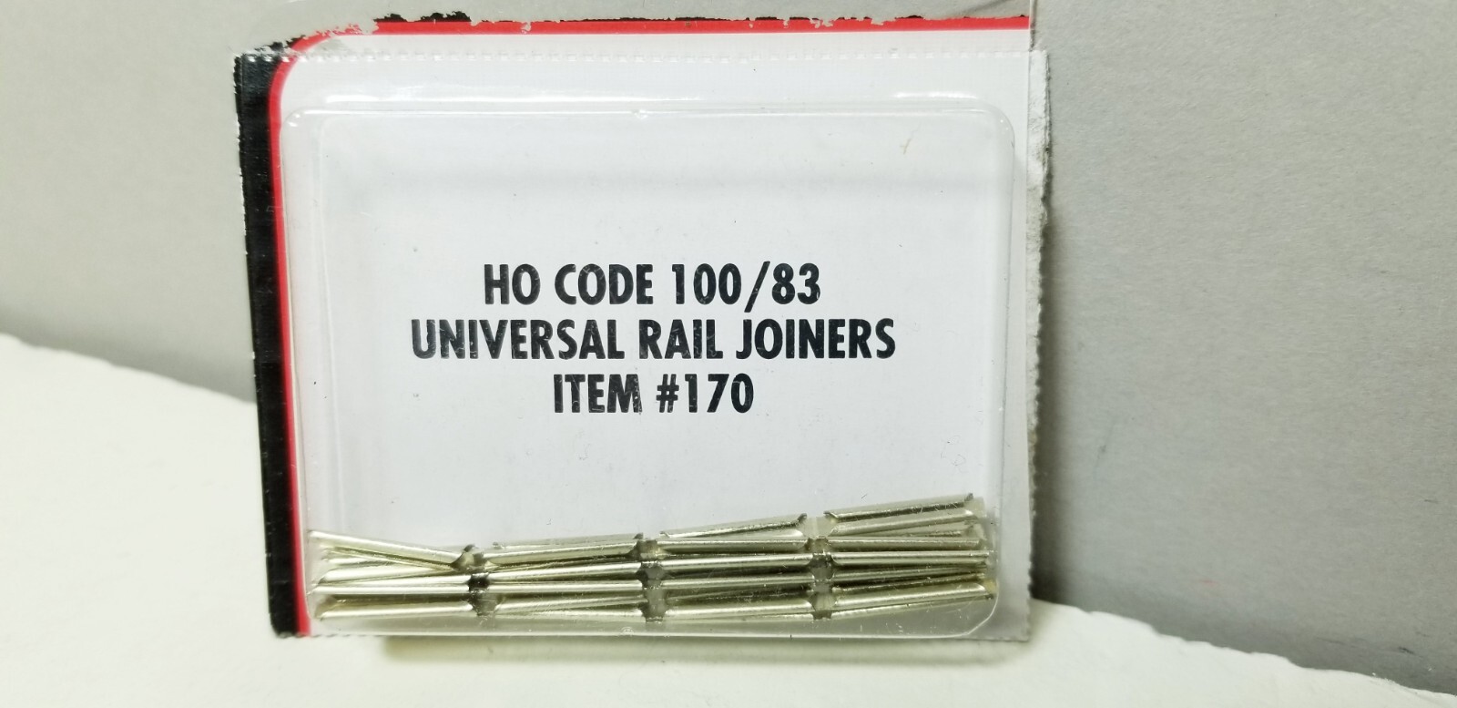 Atlas 170 Rail Joiners -- Nickel-Silver for Code 100 or 83 Rail package of 48