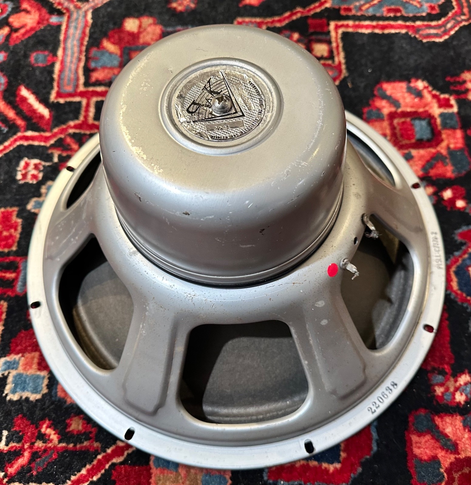 A Single Early 1960s Klipsch K-33-J 15” Woofer