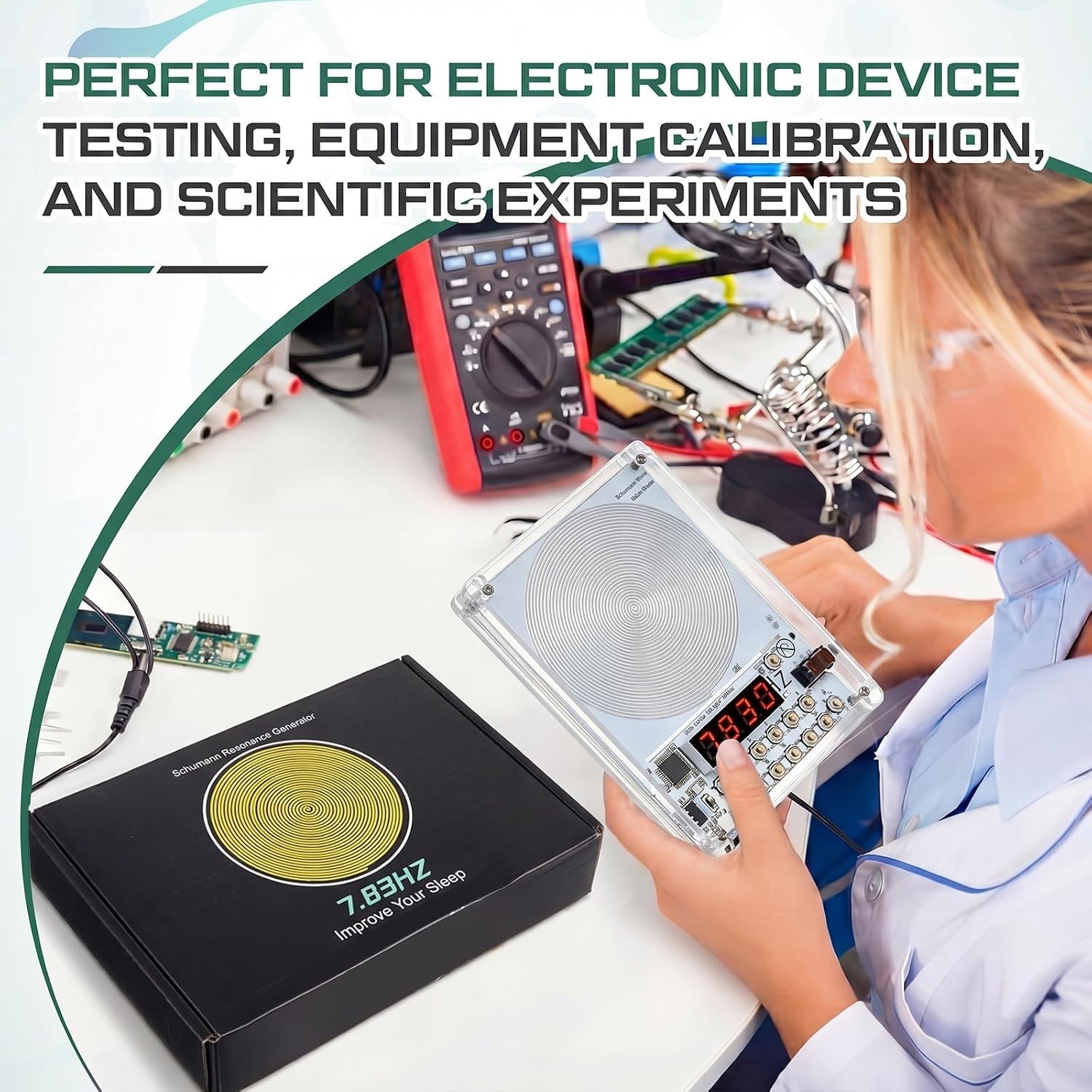 Frequency Generator with Adjustable Range 0.01Hz to 100KHz for Personal Use