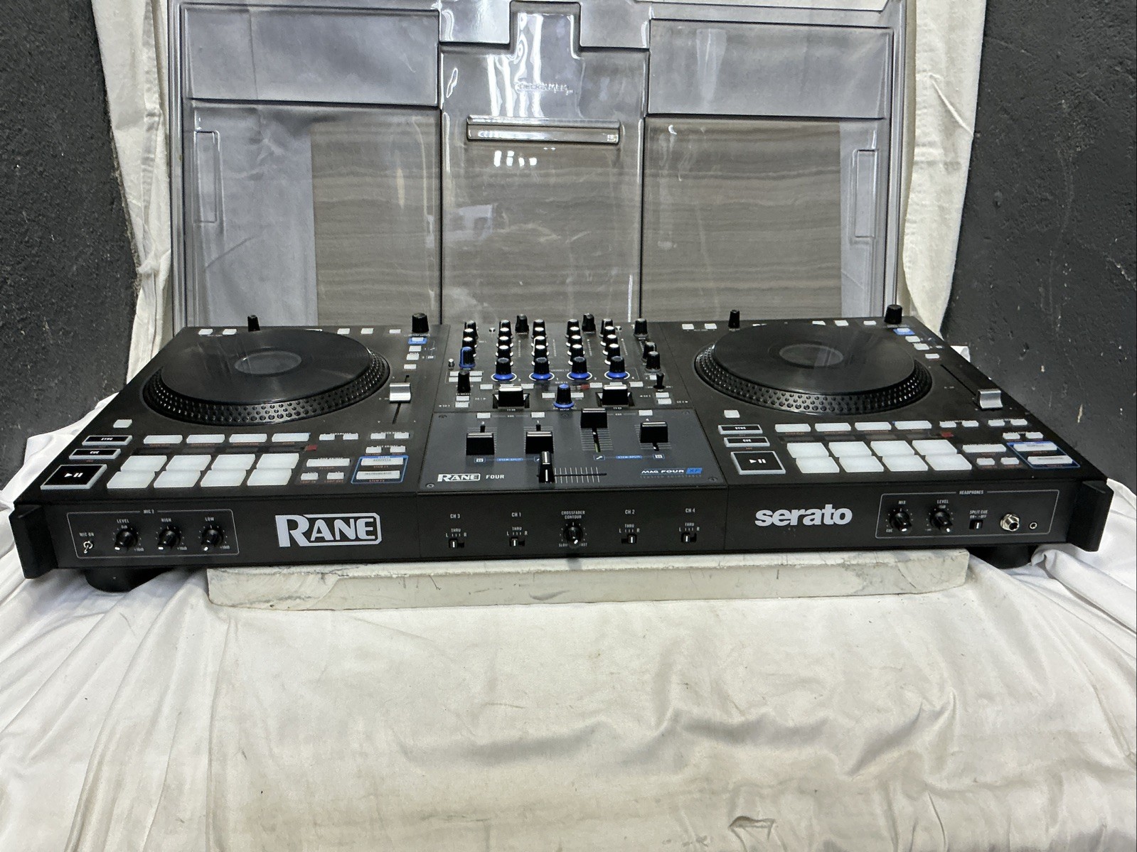 RANE FOUR Professional Serato DJ Pro 4-Channel Stems USB Controller Mixer Tested