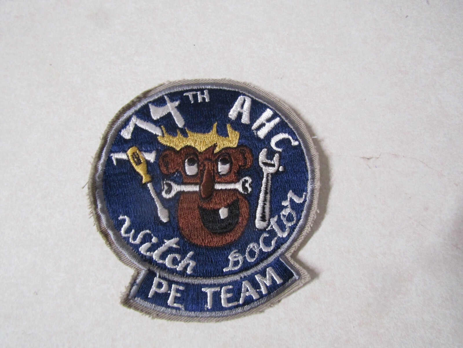 MILITARY PATCH OLD VIETNAM ERA 174TH AHC WITCH DOCTOR PE TEAM